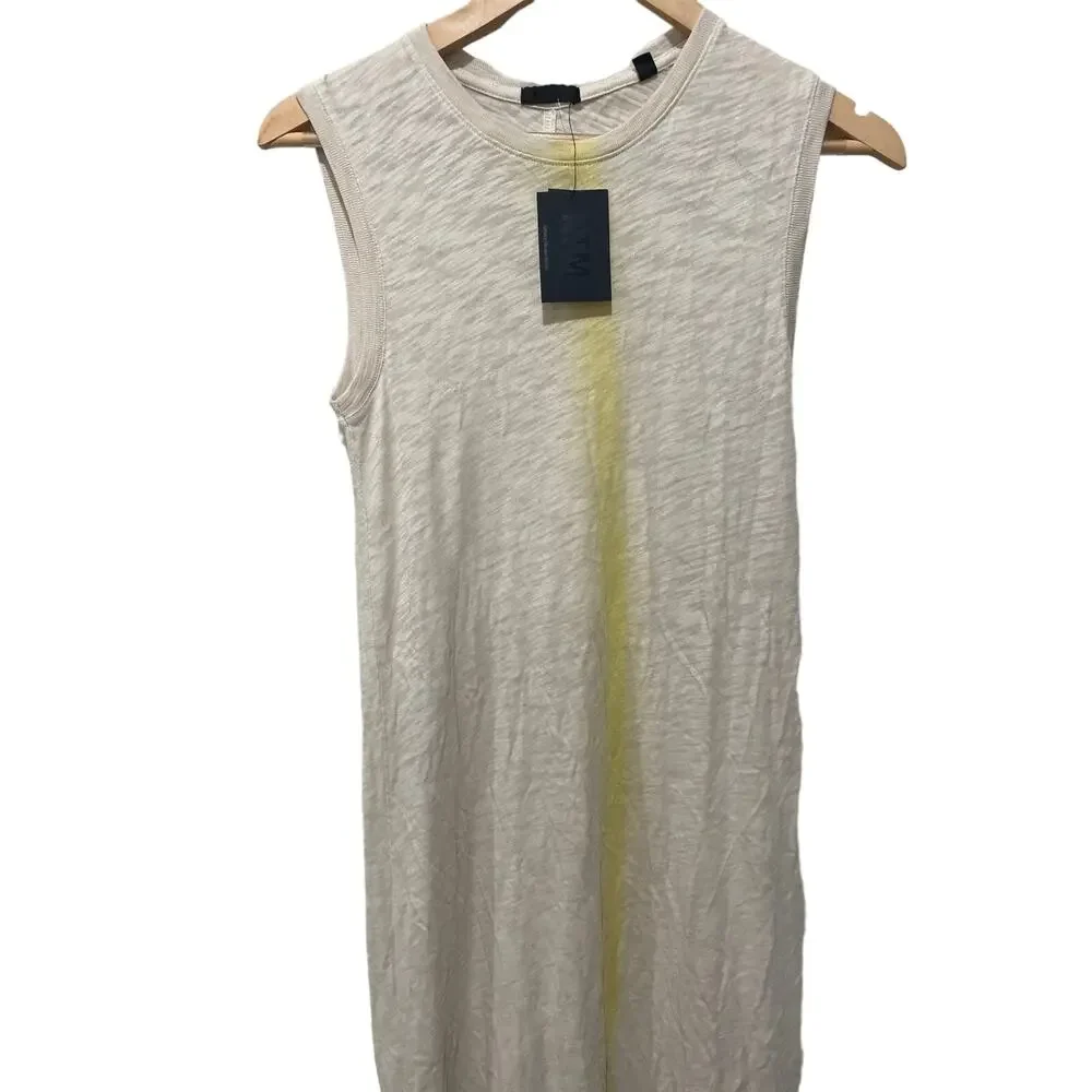 ATM Anthony Thomas Melillo Spray-Painted Jersey Sleeveless Maxi Dress‎ Size XS
